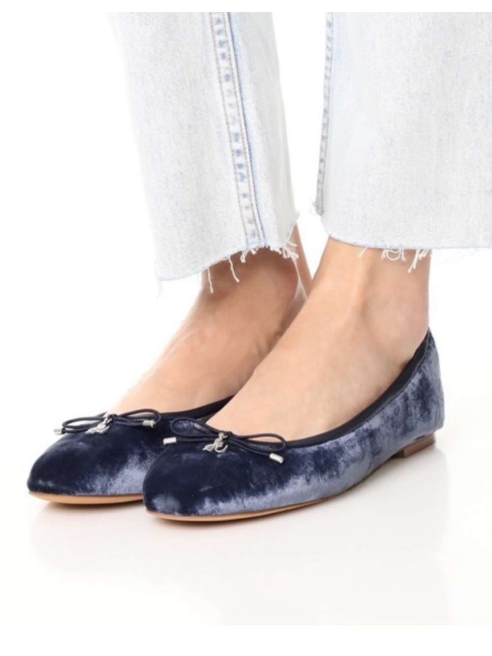 Same Edelman Felicia flat sterling blue size 9
